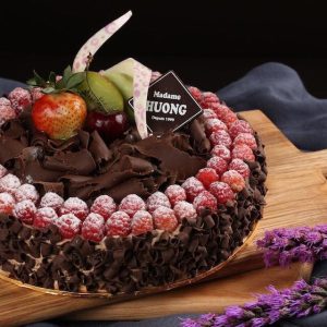 Raspberries Cake