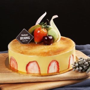 Fraisier & mousseline Cake